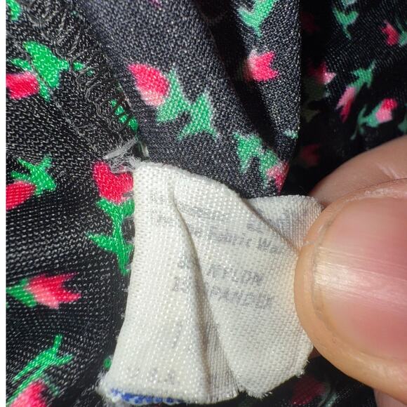 Vintage 60s SANDCASTLE One Piece Floral Swimsuit Suit - Picture 11 of 12